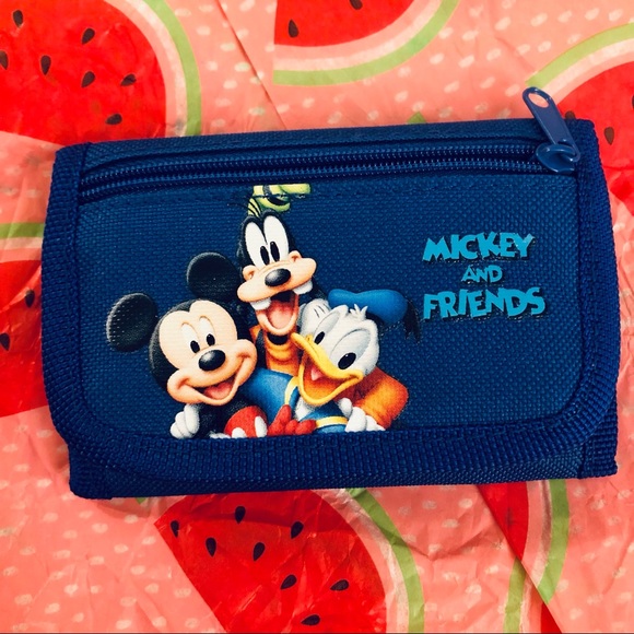 π Disneyβs Mickey and Friends kids trifold wallet